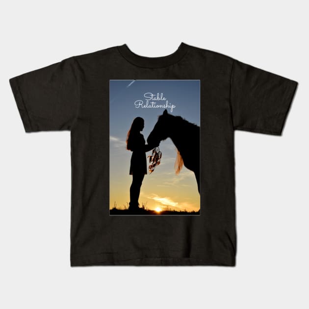 Stable relationship Kids T-Shirt by Jo3Designs